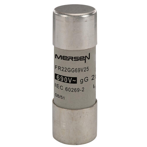 N212072 - FR22GG69V25 | Mersen Electrical Power: Fuses, Surge