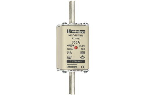 R228520 - NH1GG50V355 | Mersen Electrical Power: Fuses, Surge 